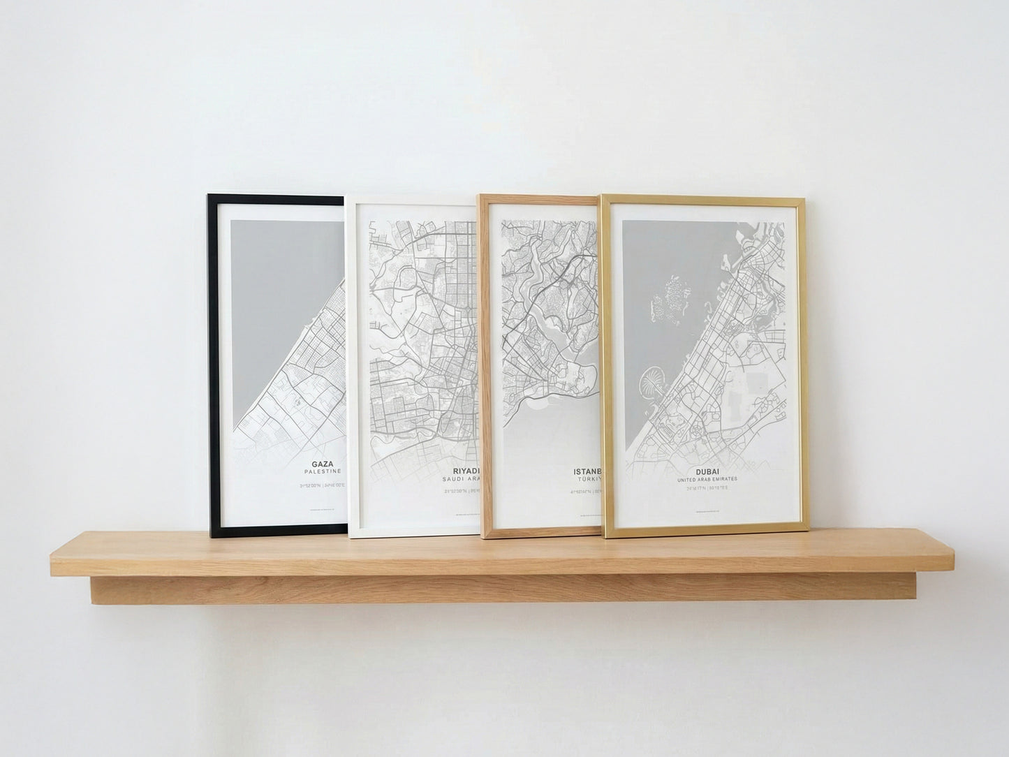 Minimal Londra Haritası — Premium Şehir Duvar Sanatı